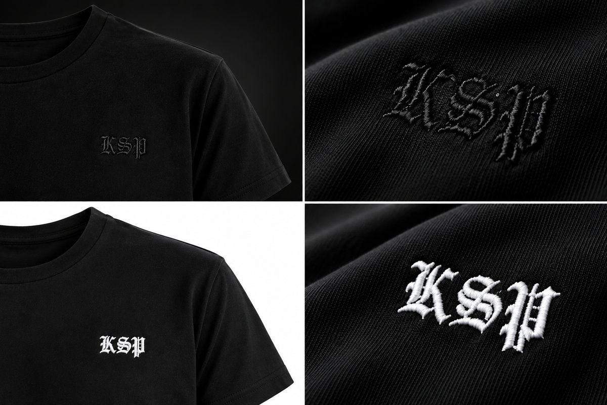 Broderad KSP T-shirt.