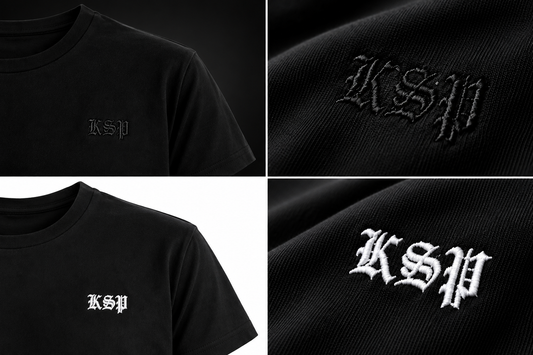 Broderad KSP T-shirt.